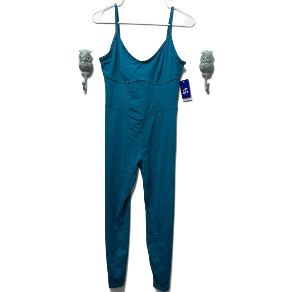 Joy Lab Women Medium Lagoon Blue Activewear Bodysuit NWT 309 09 0632